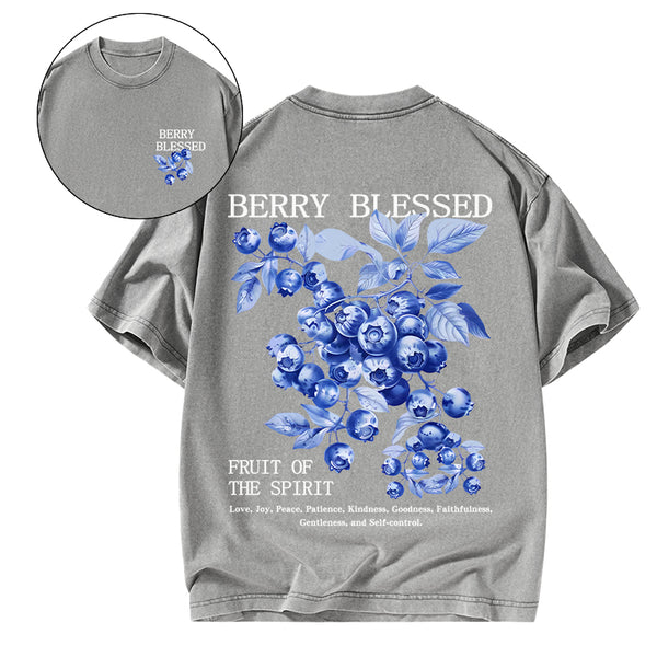 GC-WTS2356 Fruit Of The Spirit Christian Washed T-Shirt