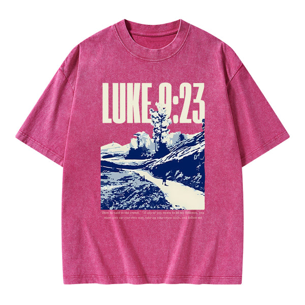 Follow Jesus Christian Washed T-Shirt