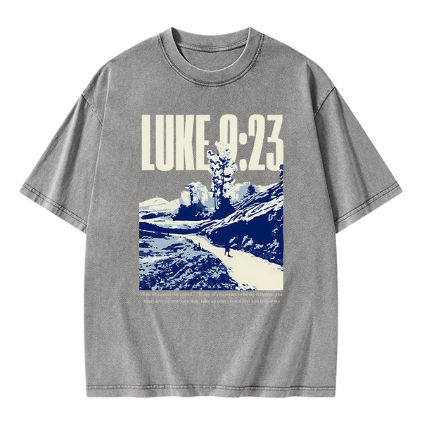 Follow Jesus Christian Washed T-Shirt