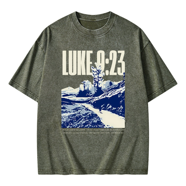 Follow Jesus Christian Washed T-Shirt