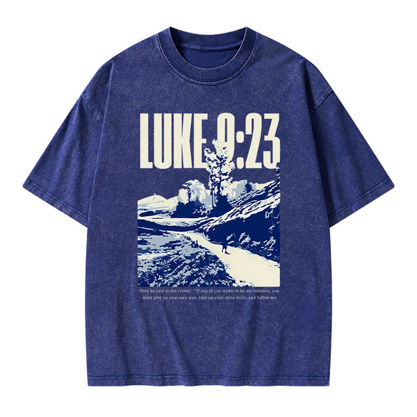 Follow Jesus Christian Washed T-Shirt