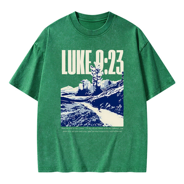 Follow Jesus Christian Washed T-Shirt