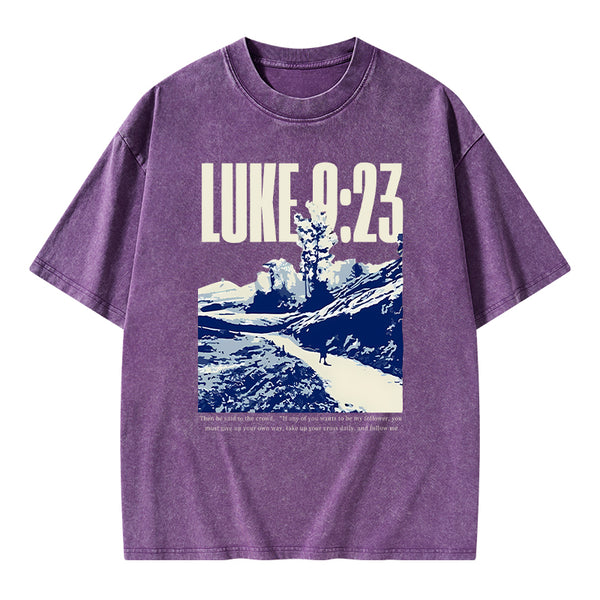 Follow Jesus Christian Washed T-Shirt