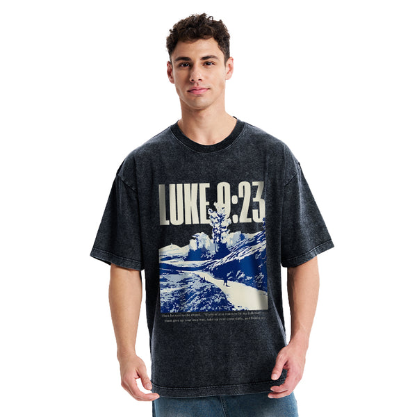 Follow Jesus Christian Washed T-Shirt