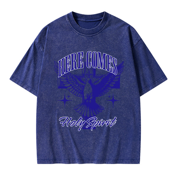 Here Comes Christian Washed T-Shirt