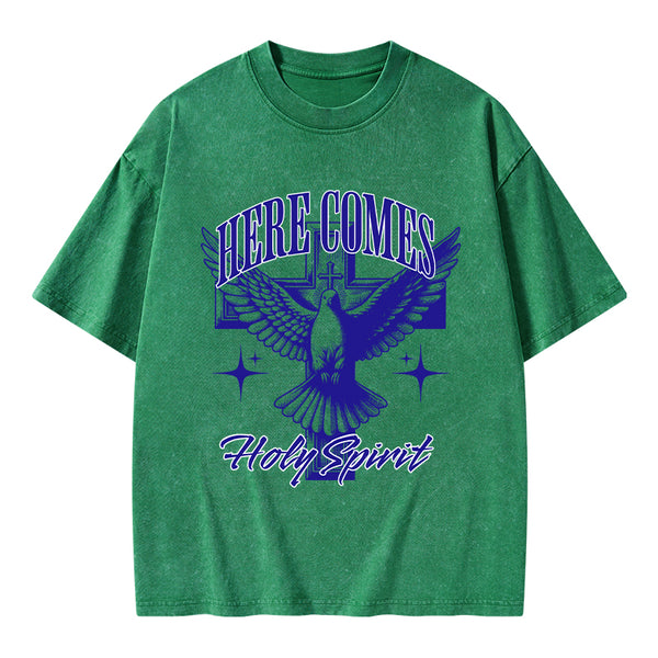 Here Comes Christian Washed T-Shirt