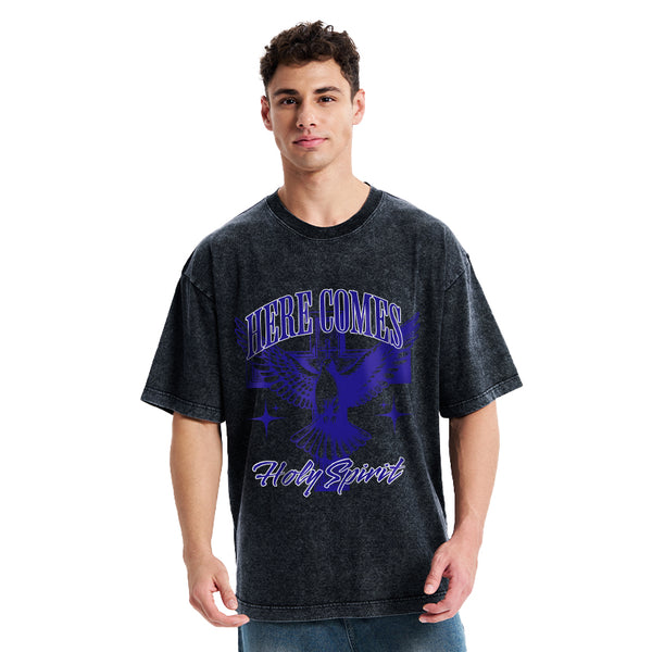 Here Comes Christian Washed T-Shirt