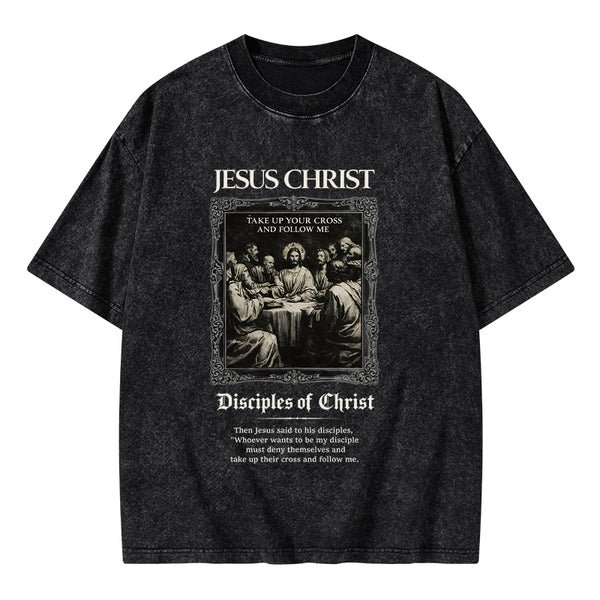 Disciples Of Christ Christian Washed T-Shirt