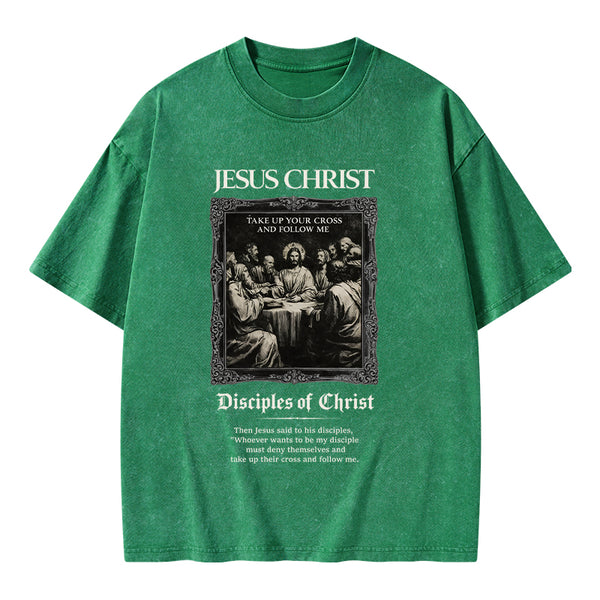 Disciples Of Christ Christian Washed T-Shirt