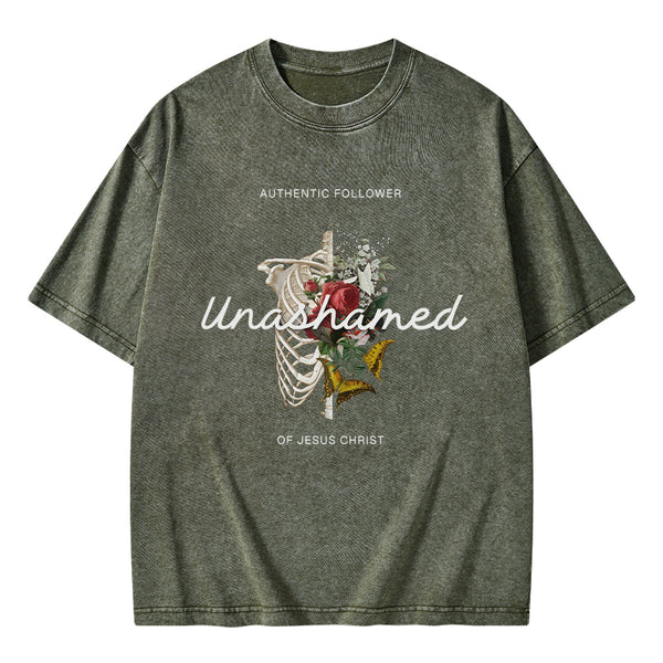 GC-WTSA0036 Unshamed Chrisstian Washed T-Shirt