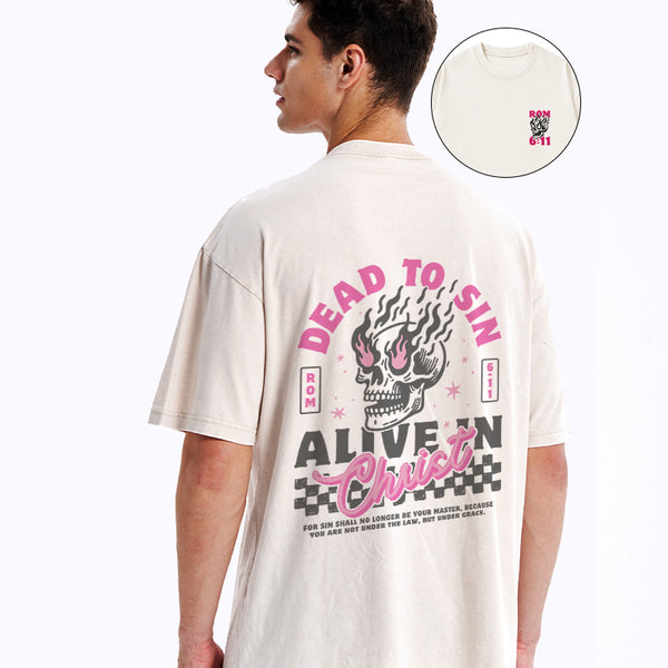 Dead To Sin Chirstian Washed T-Shirt