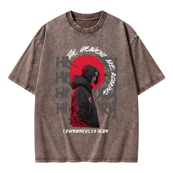 GC-WTSA0215 His Glory Chirstian Washed T-Shirt