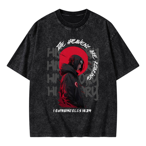 GC-WTSA0215 His Glory Chirstian Washed T-Shirt