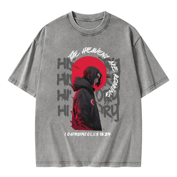 GC-WTSA0215 His Glory Chirstian Washed T-Shirt