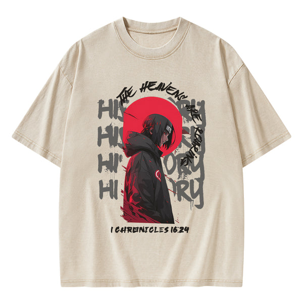 GC-WTSA0215 His Glory Chirstian Washed T-Shirt