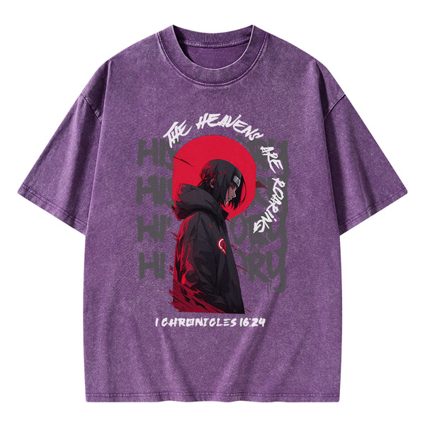 GC-WTSA0215 His Glory Chirstian Washed T-Shirt