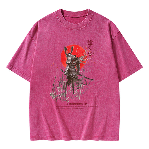 We Do Not Lose Heart Chirstian Washed T-Shirt