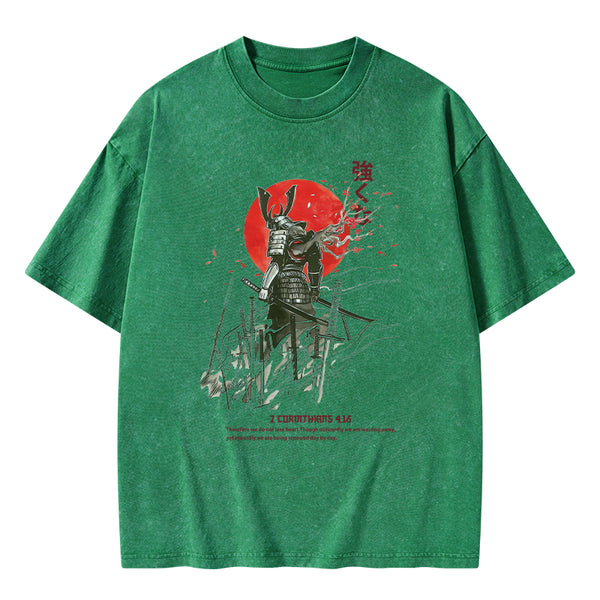 We Do Not Lose Heart Chirstian Washed T-Shirt