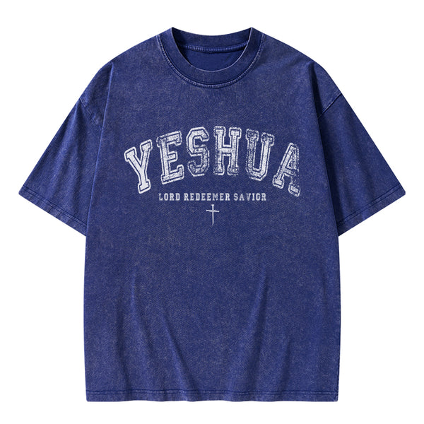 Yeshua Lord Chirstian Washed T-Shirt