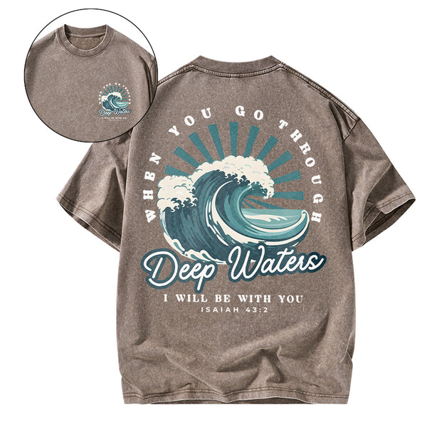 Deep Water Chirstian Washed T-Shirt