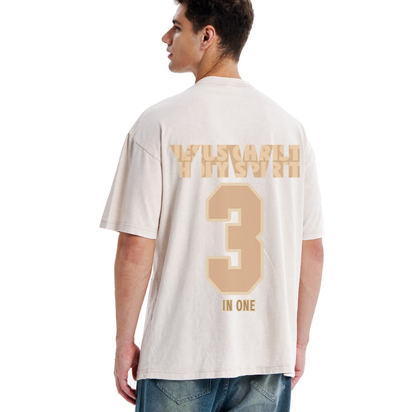 GC-WTSA0659 YHWH Christian Washed T-Shirt