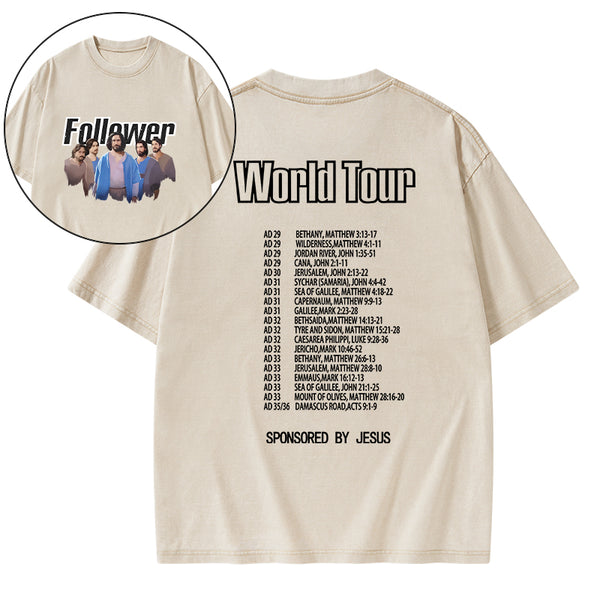 Follower Christian Washed T-Shirt