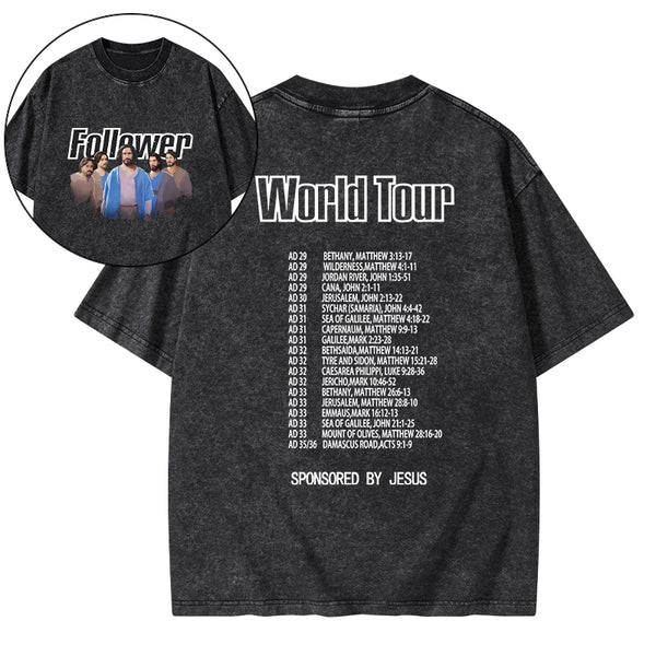 Follower Christian Washed T-Shirt