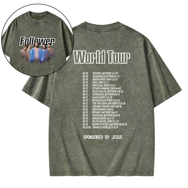 Follower Christian Washed T-Shirt