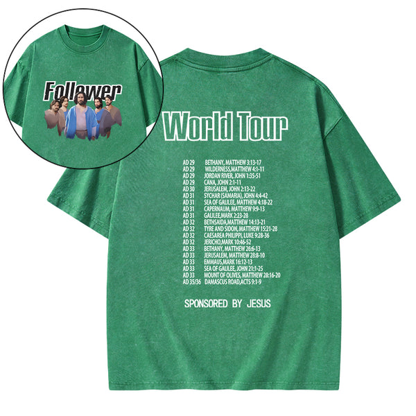 Follower Christian Washed T-Shirt