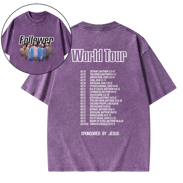 Follower Christian Washed T-Shirt