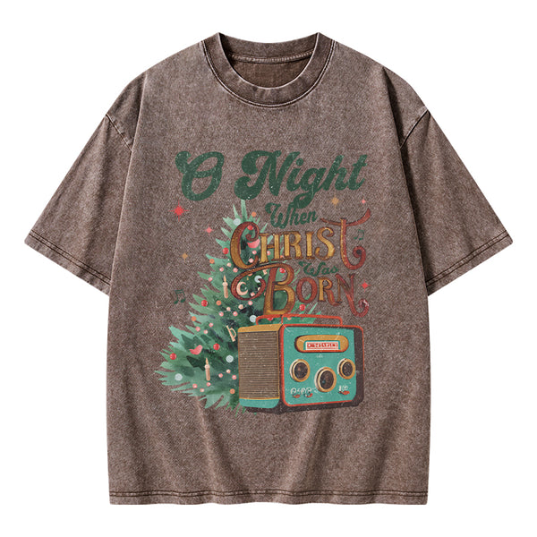 GC-WTSA0760 One Night Christian Washed T-Shirt