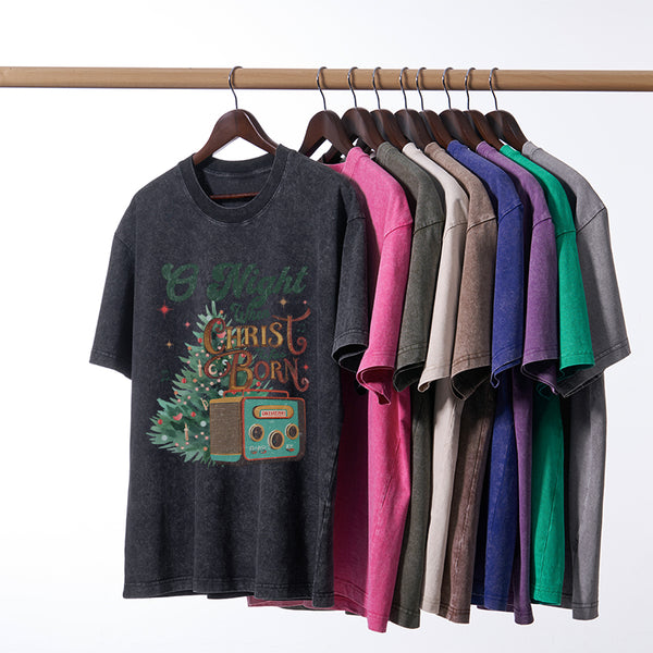 GC-WTSA0760 One Night Christian Washed T-Shirt