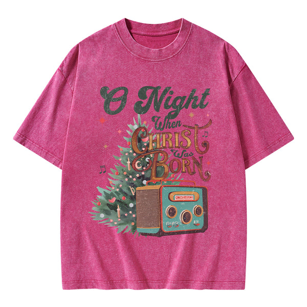 GC-WTSA0760 One Night Christian Washed T-Shirt