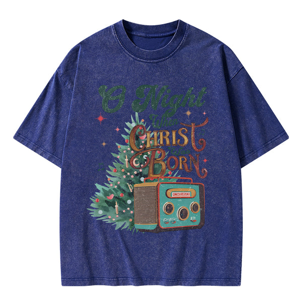 GC-WTSA0760 One Night Christian Washed T-Shirt