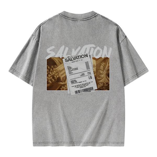GC-WTSA0830 Salvation Christian Washed T-Shirt
