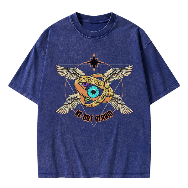 GC-WTSA0848 Be Not Afraid Christian Washed T-Shirt