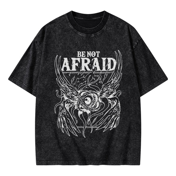 Be Not Afraid Christian Washed T-Shirt