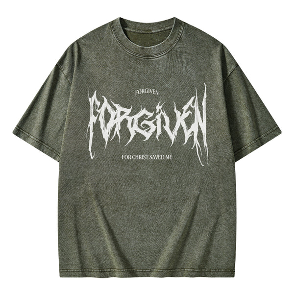 Forgiven Christian Washed T-Shirt