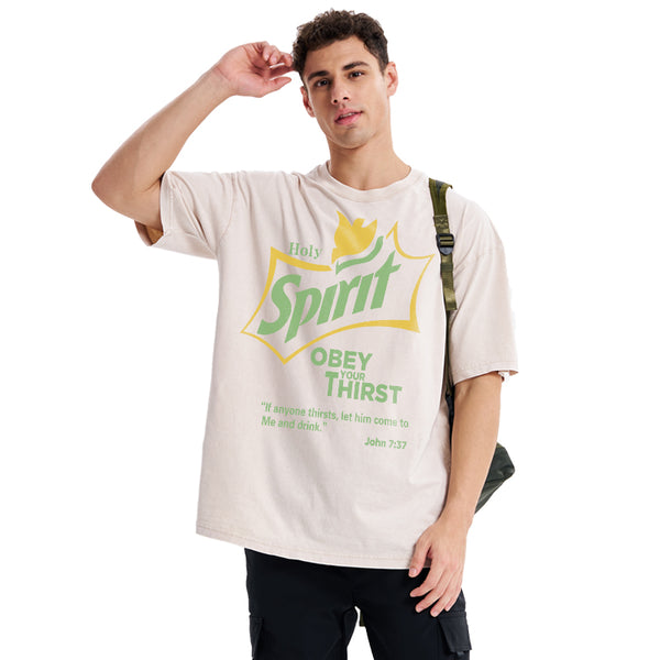GC-WTSA0887 Holy Spirit CHristian Washed T-Shirt