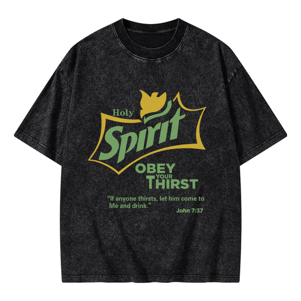 GC-WTSA0887 Holy Spirit CHristian Washed T-Shirt