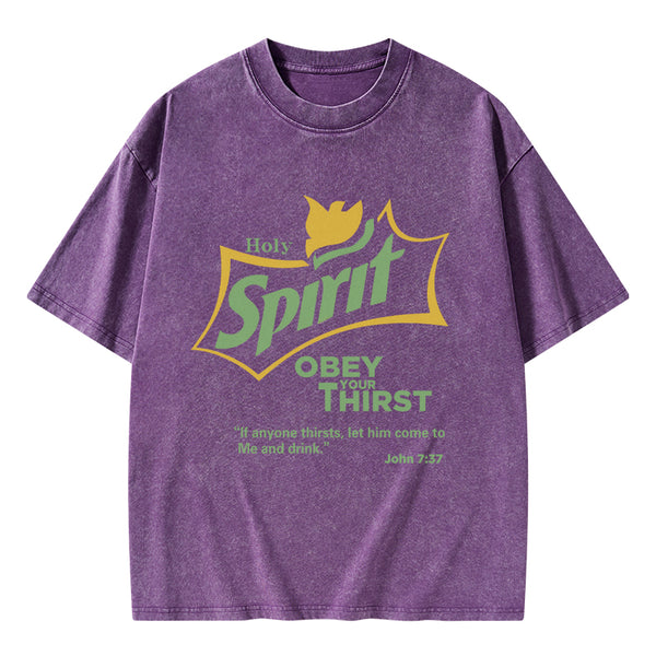 GC-WTSA0887 Holy Spirit CHristian Washed T-Shirt