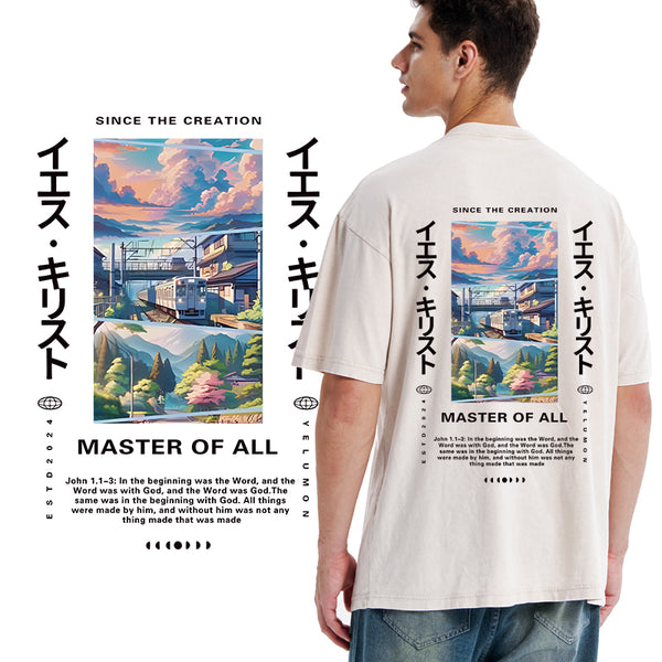 GC-WTSA0891 Since The Creation Christian Washed T-Shirt