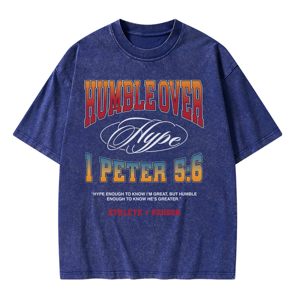 GC-WTSA0930 Humble Over Christian Washed T-Shirt