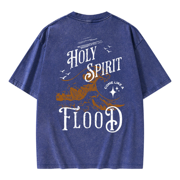 GC-WTSA0931 Holy Spirit Christian Washed T-Shirt