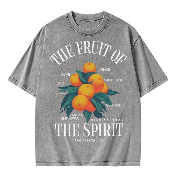 The Fruit Of Spirit Christian Wahsed T-Shirt