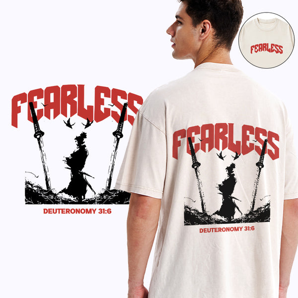 GC-WTSA1120 Fearless Christian Washed T-Shirt