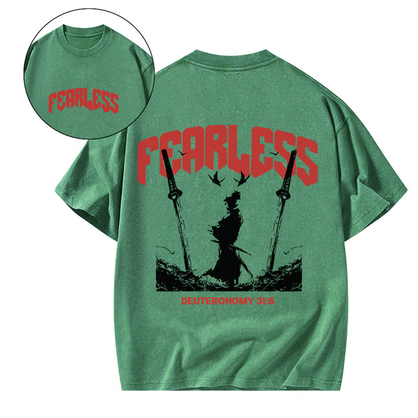 GC-WTSA1120 Fearless Christian Washed T-Shirt