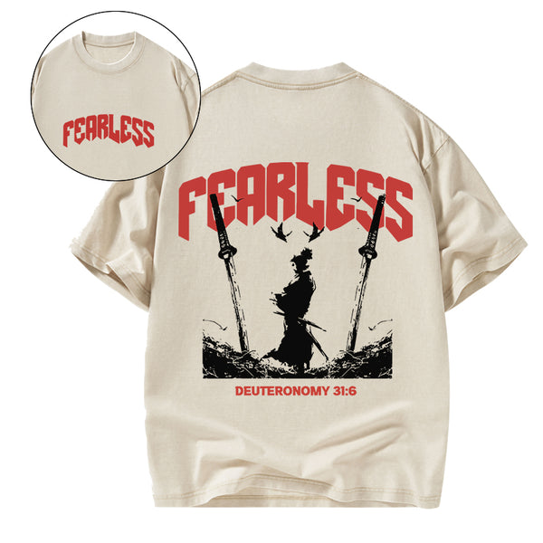 GC-WTSA1120 Fearless Christian Washed T-Shirt
