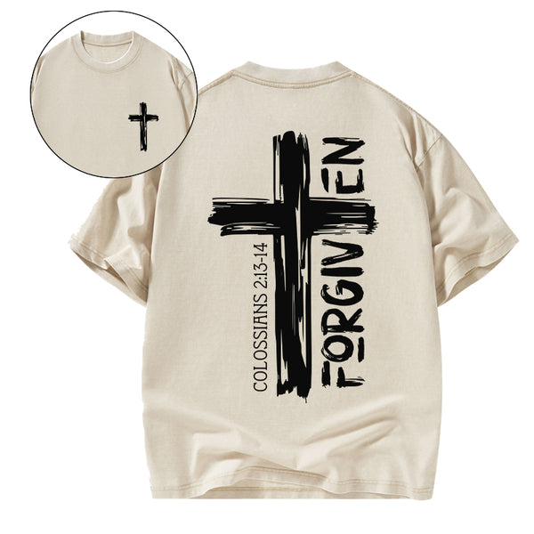 Forgiven Christian Washed T-Shirt