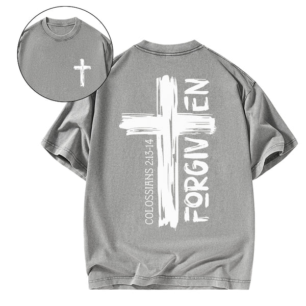 Forgiven Christian Washed T-Shirt